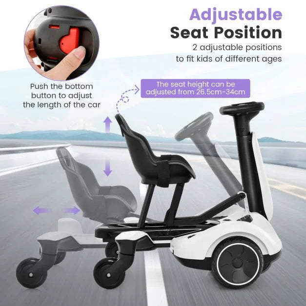 6V Electric Ride on Drift Car for Kids Aged 3-8 Years Old